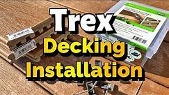 Trex Decking Installation Video