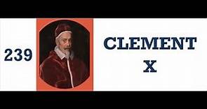 Popes of the Catholic Church - 239.Clement X #popesofthecatholicchurch #popeClementX