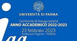 Cerimonia di Inaugurazione dell'anno accademico 2022-2023 dell'Università di Parma