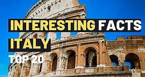 20 Fun and Fascinating Facts About Italy for Kids | Italy Facts For Kids