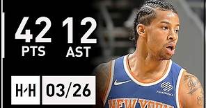 Trey Burke CRAZY Full Highlights Knicks vs Hornets (2018.03.26) - 42 Points, 12 Assists!