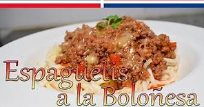 Cómo preparar Espaguetis a la Boloñesa - Cocinando con Yolanda