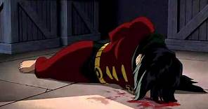 Robin's death from "Batman: Under the Red Hood"