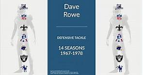 Dave Rowe: Football Defensive Tackle