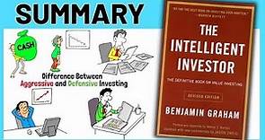 Book Summary : The Intelligent Investor By Benjamin Graham