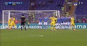 Ervin Zukanović Goal - Lazio 1-1 Sampdoria - 14-12-2015
