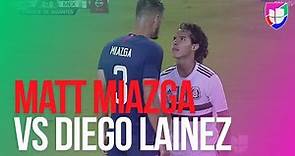 Matt Miazga vs Diego Lainez - Se calentaron los ánimos en el EEUU vs México