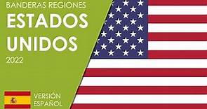 Banderas regiones de Estados Unidos 2022: Estados y Territorios