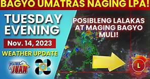 Weather Update Today Nov. 14, 2023 | Weather News | Pagasa Weather Forecast Today