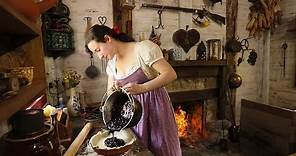 Cooking Dinner 200 Years Ago - 1800s America - Summer