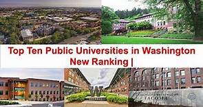 Top Ten Public Universities in Washington, USA | Community Colleges in Washington