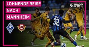 SV Waldhof Mannheim - SG Dynamo Dresden, Highlights mit Live-Kommentar | 3. Liga | MAGENTA SPORT