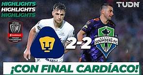 Highlights | Pumas 2-2 Seattle Sounders | CONCACHAMPIONS 2022 - FINAL | TUDN