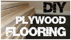 Plywood Flooring - An inexpensive alternative to hardwood floors (1)