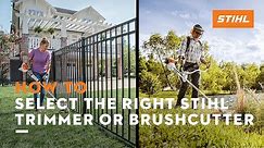 How to Select the Right Trimmer or Brushcutter | STIHL Tips