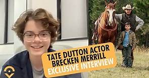 Yellowstone Tate Dutton Actor Brecken Merrill Talks Filming Season 5 and Working with Kevin Costner
