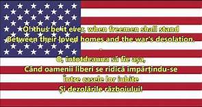 Imnul Statelor Unite ale Americii - Anthem of USA (EN/RO text)