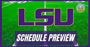 2022 LSU Football Schedule Preview