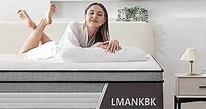 Full Mattress, 12 Inch Innersring Hybrid Mattress in a Box with Gel Memory Foam, Individually Wrapped Encased Coil Pocket Spring Mattress, Pressure Relief, Medium Firm,54"*75"*12p