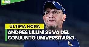 Andrés Lillini deja de ser DT de Pumas: "hasta aquí hemos llegado"