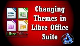 Change Theme In Libre Office | Easy Instructions | Writer | Calc | Impress | Base | Math | Draw