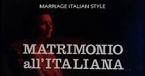 Marriage Italian Style (1964) - Italian Trailer 1 // Matrimonio All'italiana 1