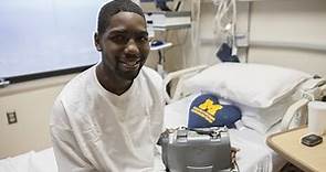 University of Michigan total artificial heart patient goes home