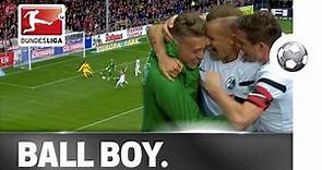 The Schmid Brothers – Ball Boy Celebrates with Goalscorer