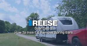 How To Set Up a Weight Distribution Hitch - REESE® Dual Cam II - Using the Sway Control Bars