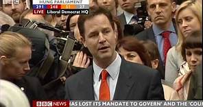 Nick Clegg's Speech - BBC - Election 2010