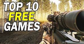 Top 10 Free PC Games 2020 (Free to Play)