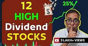 2 GREAT Monthly Dividend Income Strategies | 12 HIGH Dividend Stocks In 2023 | Rahul Jain
