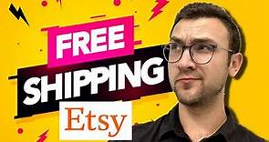 How to offer free shipping on Etsy (EXPLAINED)