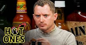 Elijah Wood Tastes the Lava of Mount Doom While Eating Spicy Wings | Hot Ones
