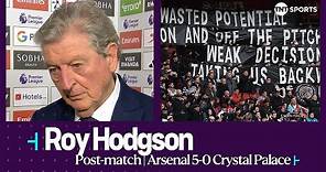 Roy Hodgson understands Palace fans' frustration after negative banners unveiled at Arsenal 🦅