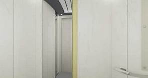 日立永大電梯 VAN別墅型電梯 石紋款3F車廂設計 (Hitachi Yungtay Elevator, VAN Model, MARBLING 3F Elevator Design)