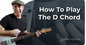 How to Play the D Chord on Guitar