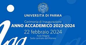 Cerimonia di Inaugurazione dell'anno accademico 2023-2024 dell'Università di Parma
