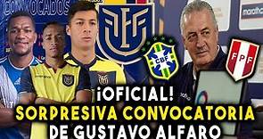 (OFICIAL) LOS CONVOCADOS! POR GUSTAVO ALFARO SELECCION ECUADOR DOBLE FECHA ENERO 2022 ELIMINATORIAS