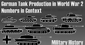 German Tank Production in World War 2 - Military History
