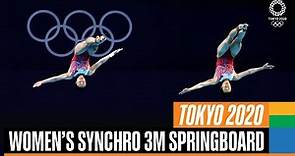 Diving: Full Women's Synchronised 3m Springboard - final | Tokyo 2020 Replays