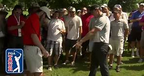 Rory McIlroy's golf ball finds fan's pocket at TOUR Championship