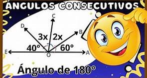 Ángulo 180°: Cómo Calcular los Ángulos Consecutivos