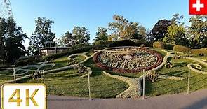 Geneva, Switzerland (English Garden to Brunswick Monument) | Spring 2021【4K】Canton de Genève, Suisse