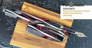 Visconti Divina Dario Argento Limited Edition Fountain Pen Unboxing