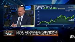 What Jim Cramer thinks of Target and Lowe's earnings outlooks