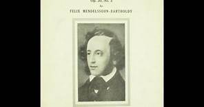 Consolation-Op. 3-No.3. Felix Mendelssohn. Mira 18 1/2" Nr-680