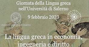 "La lingua greca in economia, ingegneria e diritto": seconda Giornata nell'Università di Salerno