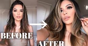 HOW TO: PERFECT SALON BLOWOUT AT HOME! | DIY