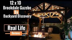 12 x 10 Brookdale Gazebo by Backyard Discovery Assembly and Review Sam's Club
